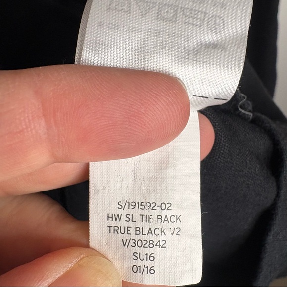 Gap Linen Tie Back Dress Black Short Sundress Sleeveless Resortwear Summer M - Picture 13 of 13